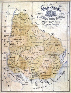 mapa antiguo uruguay