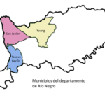 Mapa de Municipios de Río Negro