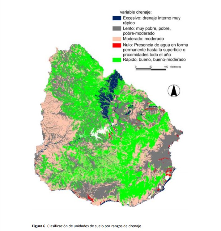 Mapa suelos uruguay según drejane