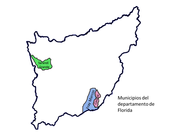 Mapa florida municipios